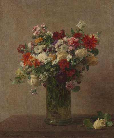 Fiori dalla Normandia da Ignace Henri Jean Fantin Latour